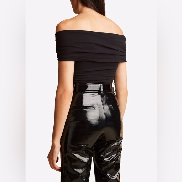 Khaite Cerise Off-Shoulder Bodysuit - Picture 4 of 7